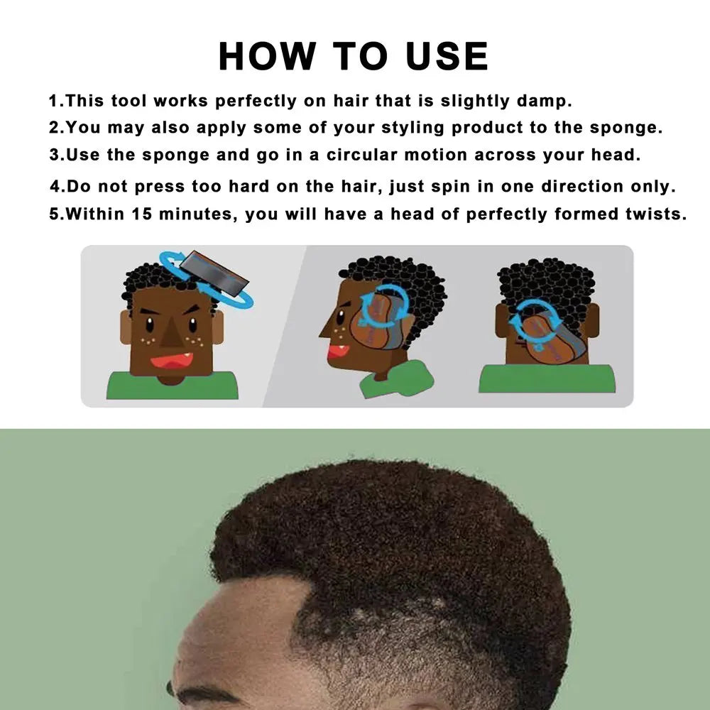 "Breathe Life Into Your Style: Double-Sided Sponge Brush β Your Ultimate Hair Styling companion!"