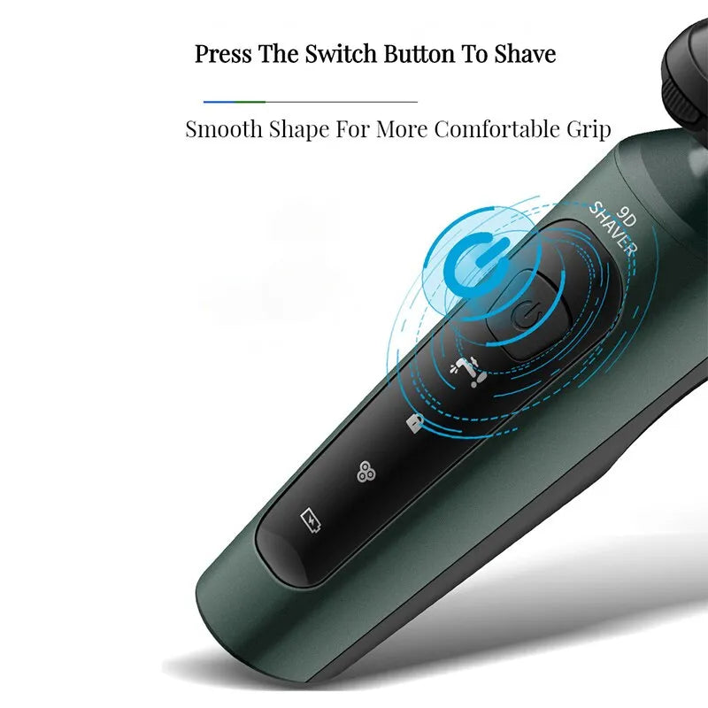 "Master the Art of Precision: Intelligent Wet/Dry Electric Razor for Men β Your Ultimate beard Grooming Solution!"