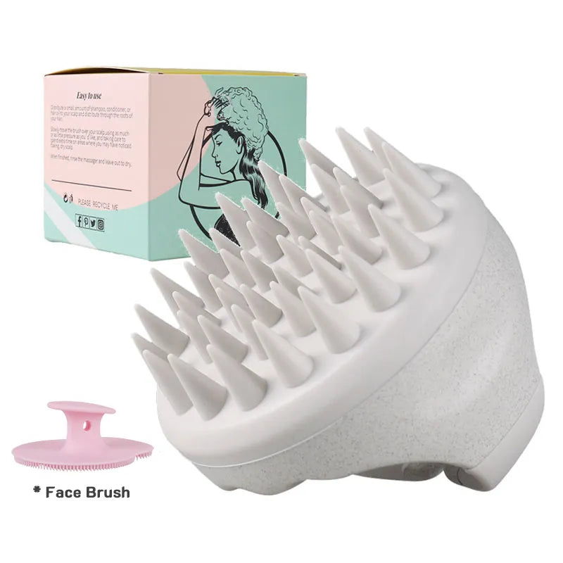 "Nourish Your Scalp, Nurture Your Hair: Biodegradable Scalp Brush Massager β Your Path to Healthier Hair!"