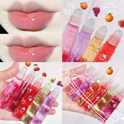 Fruit Lip Gloss juicy hydrating glossy lip shine for soft smooth lips
