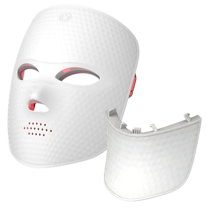 7-Color Wireless LED Face &amp; Neck Light Therapy Mask
