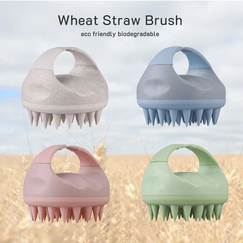 "Nourish Your Scalp, Nurture Your Hair: Biodegradable Scalp Brush Massager – Your Path to Healthier Hair!"