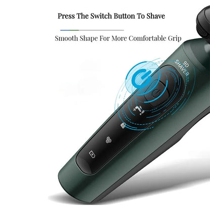 "Master the Art of Precision: Intelligent Wet/Dry Electric Razor for Men – Your Ultimate beard Grooming Solution!"