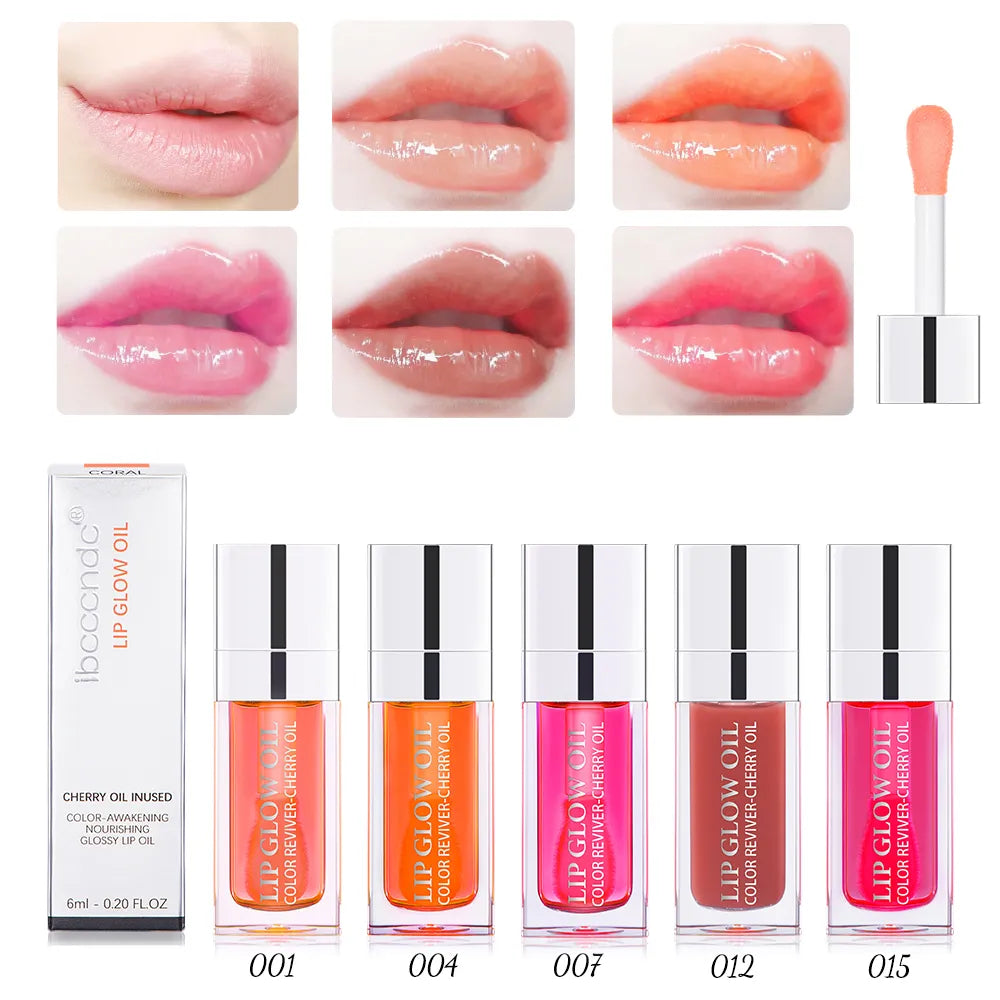 Crystal Jelly Moisturizing Lip Oil – Hydrating Plumping Glossy Lip Care for Soft Shiny Lips