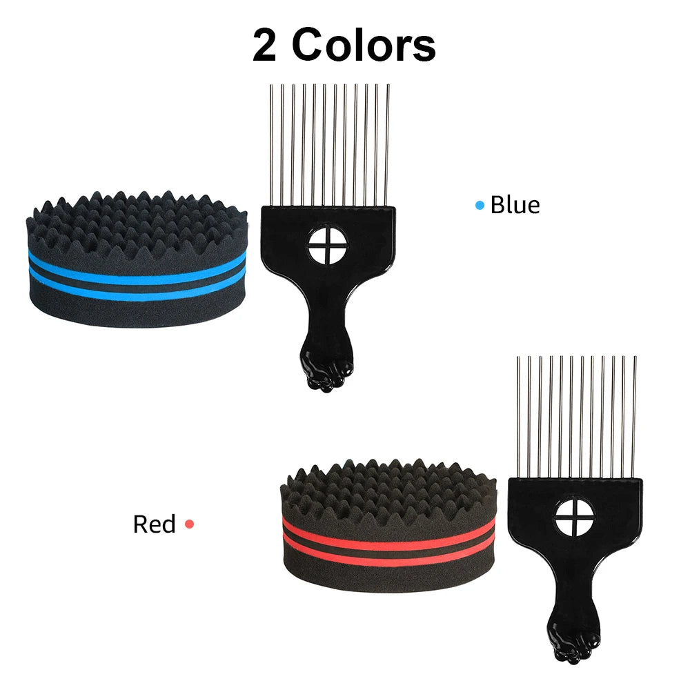 "Breathe Life Into Your Style: Double-Sided Sponge Brush – Your Ultimate Hair Styling companion!"