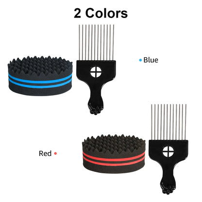 "Breathe Life Into Your Style: Double-Sided Sponge Brush – Your Ultimate Hair Styling companion!"