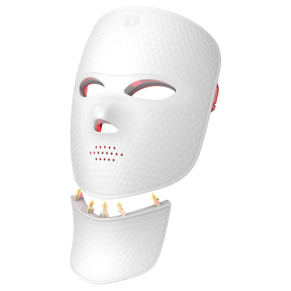 7-Color Wireless LED Face &amp; Neck Light Therapy Mask