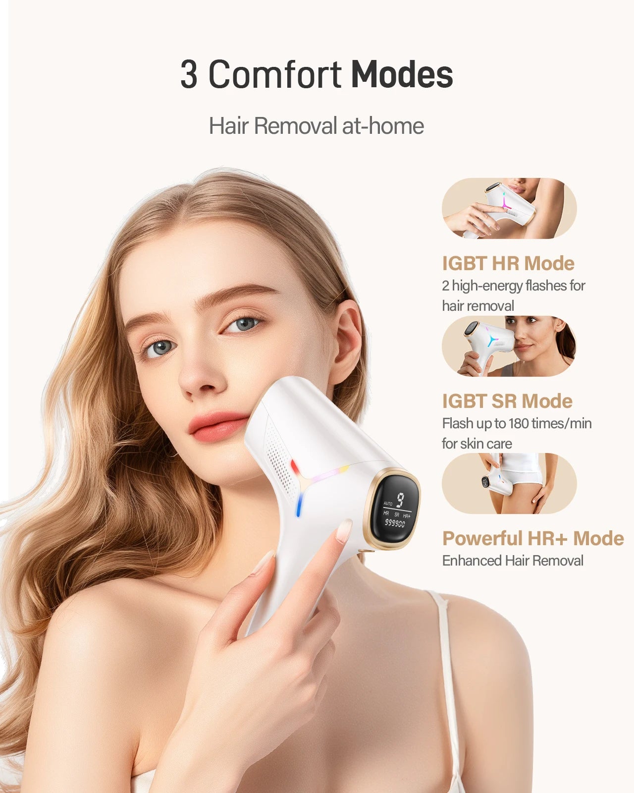 Professional IPL Hair Removal Device