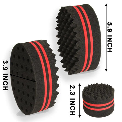 "Breathe Life Into Your Style: Double-Sided Sponge Brush – Your Ultimate Hair Styling companion!"