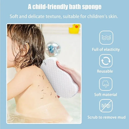 Exfoliating bath sponge for smooth healthy glowing skin