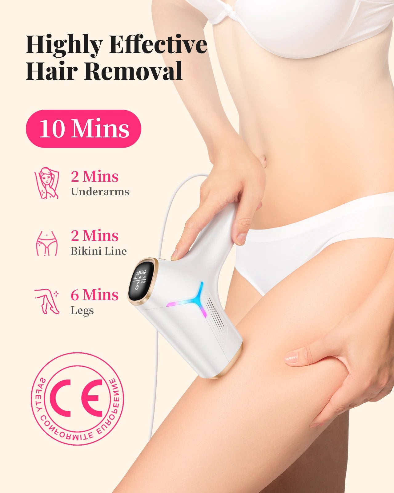 Professional IPL Hair Removal Device