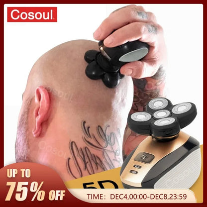 Advanced electric razor rechargeable men’s grooming shaver
