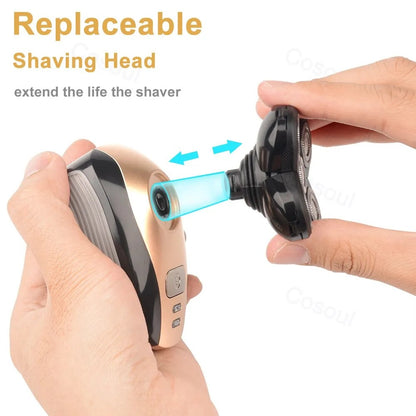 Cordless men’s electric shaver for daily grooming